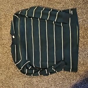 Levi's striped green long sleeve